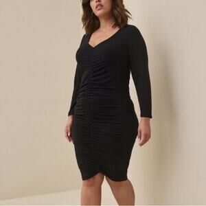 Torrid black mini jersey bodycon dress